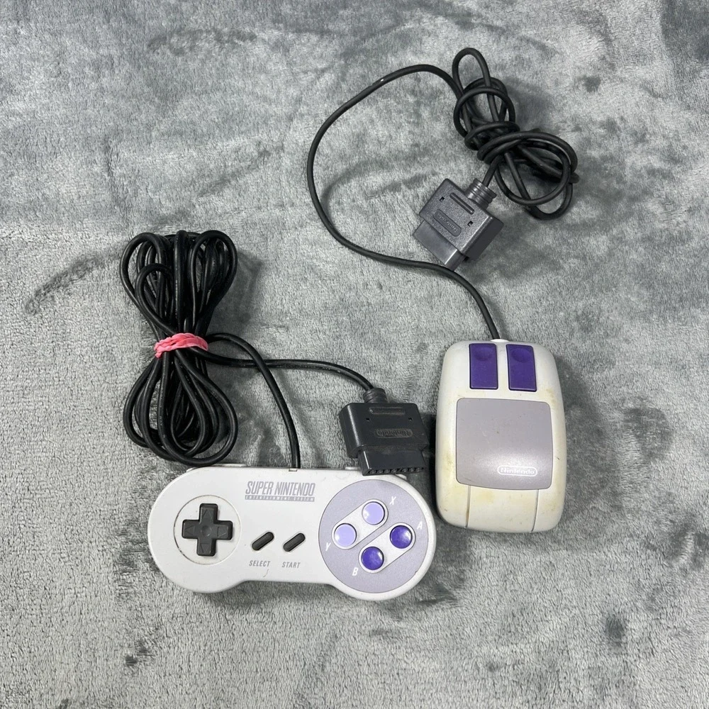 Super Nintendo SNES Original Authentic OEM Controller Mouse Untested Nostalgia
